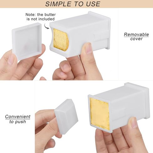 Aodaer Butter Spreader Plastic Butter Spreader with Built-in Cover Corn Cob Butter Holder Spreads Butter Dispenser on Pancakes, Waffles, Bagels and Toast in Saudi Arabia