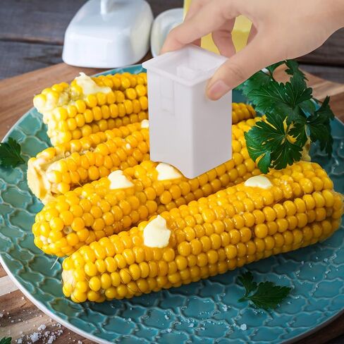 Aodaer Butter Spreader Plastic Butter Spreader with Built-in Cover Corn Cob Butter Holder Spreads Butter Dispenser on Pancakes, Waffles, Bagels and Toast in Saudi Arabia