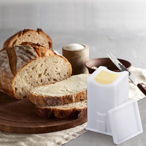 Aodaer Butter Spreader Plastic Butter Spreader with Built-in Cover Corn Cob Butter Holder Spreads Butter Dispenser on Pancakes, Waffles, Bagels and Toast in Saudi Arabia