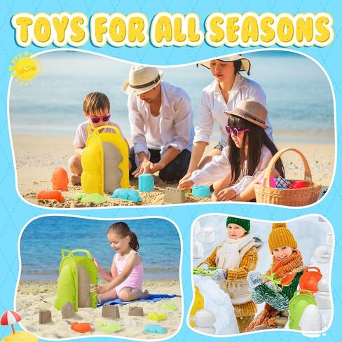 skirtoy 28 Piece Beach Toys for Kids ages 8-12, Big Outdoor Beach Toys for Adult Sand Toys Best Gifts for Children as Travel Beach Toys in Saudi Arabia