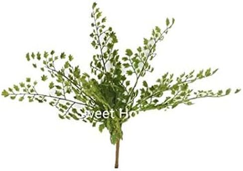 12'' UV Protected Green Fern Artificial Bush Indoor/Outdoor Greenery Set of 3 (Maidenhair Fern x3) in Saudi Arabia