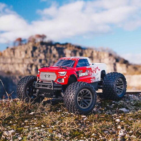 ARRMA 1/10 جرانيت 4X4 V3 3S BLX بدون فرشاة الوحش RC شاحنة RTR (يتضمن جهاز الإرسال والاستقبال، البطاريات والشاحن مطلوب) in Saudi Arabia
