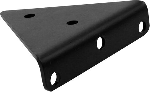 Dnyta 4pcs 3 Inch Black Triangle Shelf Brackets Small Shelf Brackets Floating Shelf Bracket for Kitchen, Bathroom, Yard, Garage Wall Mounted in Saudi Arabia