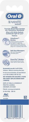 Oral-B Radiant Whitening Toothbrush, Medium, 2 count (00300410102852) in Kuwait