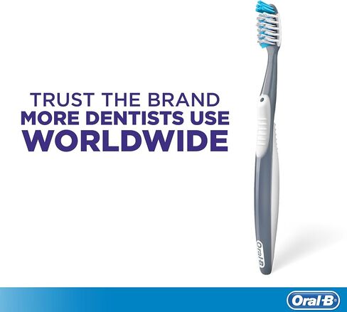 Oral-B Radiant Whitening Toothbrush, Medium, 2 count (00300410102852) in Kuwait