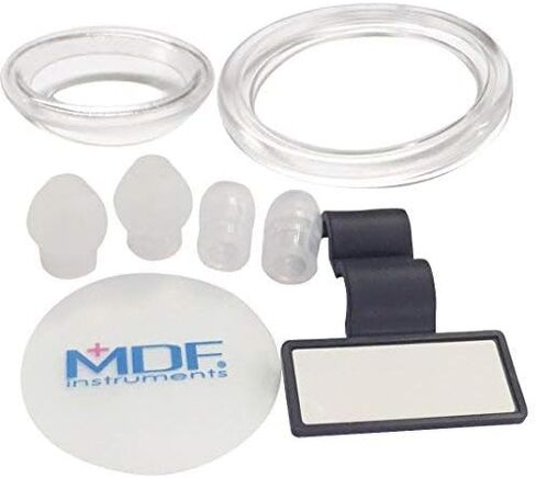 MDF Instruments SpragueX Redesigned Rappaport Stethoscope with Adult,Pediatric&Infant Convertible chestpiece-Free-Parts-for-Life&All Black(MDF767X-BO) in Saudi Arabia