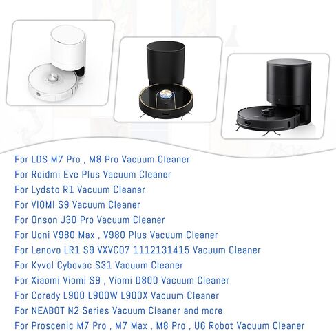 بطارية مكنسة كهربائية 6800 مللي أمبير في الساعة لـ Coredy L900 L900W L900X لـ LDS M7 Pro M8 Pro لـ Onson J30 Pro لـ Lenovo LR1 S9 VXVC07 1112131415 لـ Kyvol Cybovac S31 لـ NEABOT N2 جهاز آلي لتنظيف الأتربة in Kuwait