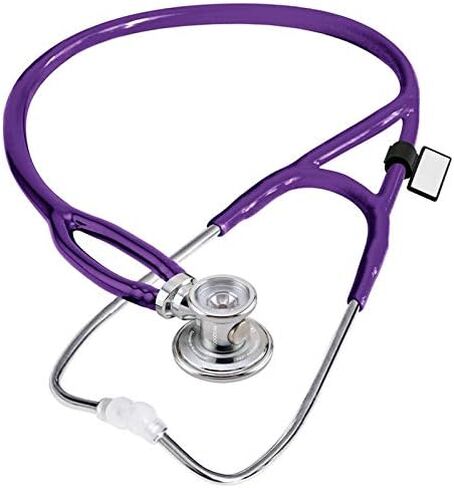 MDF Instruments SpragueX Redesigned Rappaport Stethoscope with Adult,Pediatric&Infant Convertible chestpiece-Free-Parts-for-Life&All Black(MDF767X-BO) in Saudi Arabia