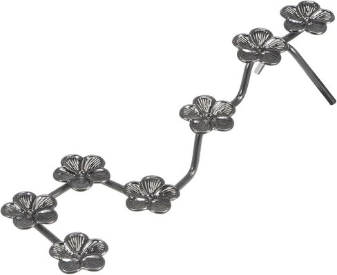MECCANIXITY Crystal Ball Flower Display Stand,0.98 Inch Diameter ,Metal Ball Holder, Black in Saudi Arabia