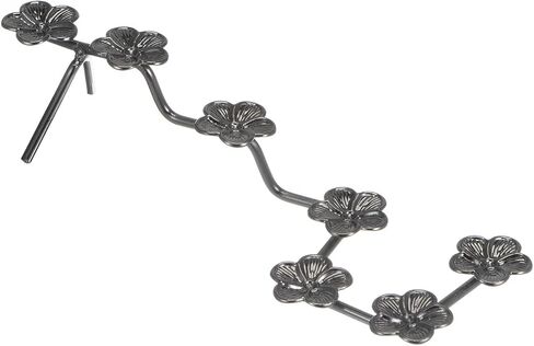 MECCANIXITY Crystal Ball Flower Display Stand,0.98 Inch Diameter ,Metal Ball Holder, Black in Saudi Arabia