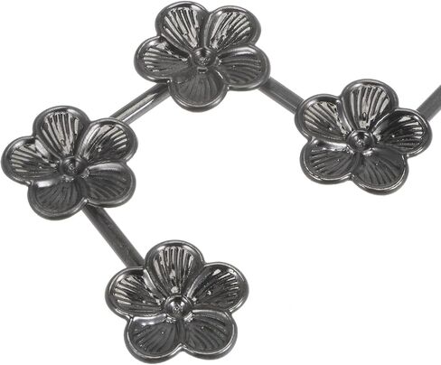 MECCANIXITY Crystal Ball Flower Display Stand,0.98 Inch Diameter ,Metal Ball Holder, Black in Saudi Arabia