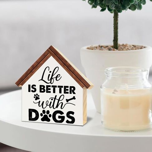 Farmhouse Home Wood Block Sign Home Decor Funny House Shaped Home Wooden Sign Desk Shelf Table Decor in Saudi Arabia