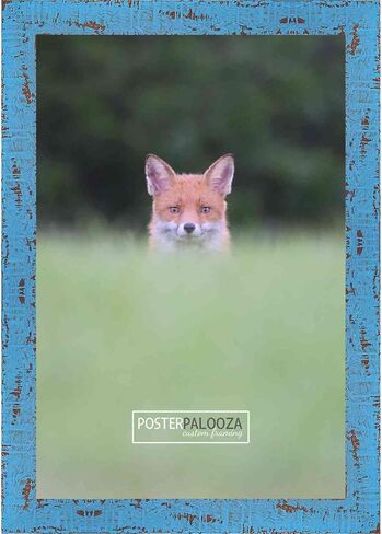 Poster Palooza 19x24 Frame Black Solid Wood Picture Frame | 0.75 Inch Moulding Width | Includes UV Acrylic Plexiglass, Foam Board Backing & Hanging Hardware in Kuwait