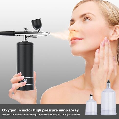 Airbrush-Kit Rechargeable Cordless Airbrush Compressor - Auto Handheld Airbrush Gun, Airbrush Set Portable Wireless Air Brush for Nail Art, Barber, Cake Decor, Makeup, Model Painting in Saudi Arabia