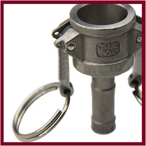 Acxico 1Pcs 304 Stainless Steel Quick Connector Homebrew Camlock Fitting Adapter 1/2" MPT FPT Barb Type in Saudi Arabia