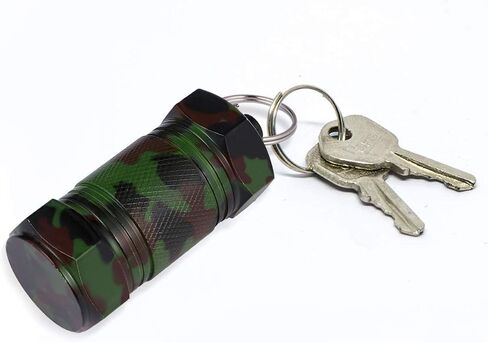 3pcs Mini Pill Fob Titanium Pill Holder with Keychain Waterproof Pill Case for Emergency Aspirin Nitroglycerin in Saudi Arabia