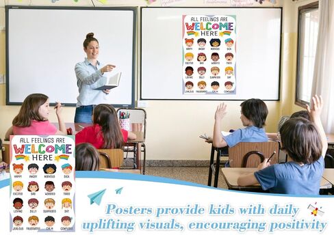 FLYAB Inspirational Classroom Posters,Motivation Posters Career Options Positive Posters for Middle School Elementary Classroom Bulletin Board Decorations Classroom Poster Teacher Supplies in Kuwait