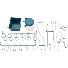 National Hardware N112-058 2392BC Peg Hook Assortment in Zinc plated, 43 pack,43-piece kit