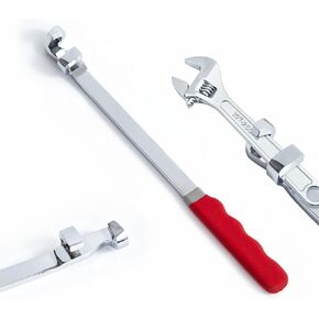 Wrench Extender Tool Bar,Torque Adaptor Wrench Extension,Extra-Long 15 Inch Wrench Extension for Maximum Leverage,Ideal for Mechanics,DIYers,Garage Mechanics, Amplified Torque Handymen(15 Inch)