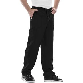 Cherokee Luxe Men Scrubs Pant Fly Front Drawstring Cargo 1022