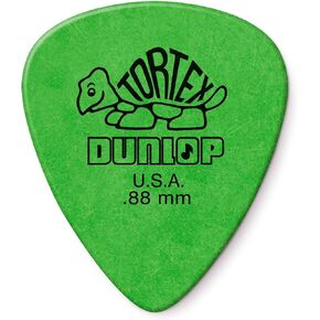 JIM DUNLOP Standard .88mm Green Guitar Pick, 12 Pack