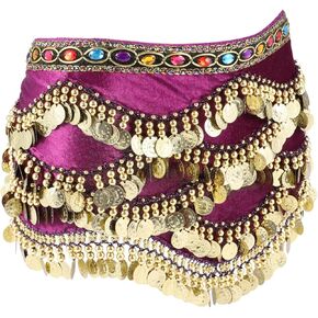 1 PC coin skirt hip scarf belly dancer costumes for women Dancing Waist Chain Women Belly Dancing Belt