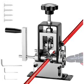 Manual Wire Stripper Machine, 0.06''-0.98'' Scrap Copper Wire Stripping Machine with Hand Crank or Drill Powered, Copper Wire Peeler Machine, Portable Aluminum Frame Wire Peeler