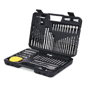 TOOLZILLA Metal Drill Bit Set for Steel - 115 pcs - Ultimate Durability for Toughest Metals - Cut Through Stainless Steel, Cast Iron, Titanium Alloy - Versatile & Efficient - 8.3 x 12.2 in - Black