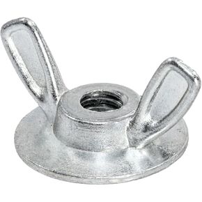 Rok Hardware # 1/4" - 20 Heavy Duty Die Cast Zinc Metal Wing Nut with Washer Base for Hurricane Shutter Panels (25)