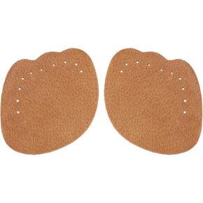 2 Pair Metatarsal Pads | Pigskin Weight Shifting High Heel Inserts for Women | Ball of Foot Anti-Slip Comfort Pads Invisible Self-Adhesive Forefoot Shoe Insoles for Women Sandals
