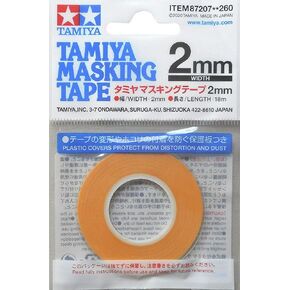 Tamiya 87207 Masking Tape 2 mm/18 m Model Making Accessories