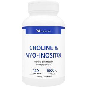 Choline & Myo-Inositol 120 Vegetable Capsules