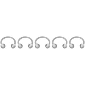 5pcs Nasal Diffuser Essential Oil Ring Essential Oil Nose Rings Skin Tightening Improve Metabolism Body Slimming Nasal Diffuser