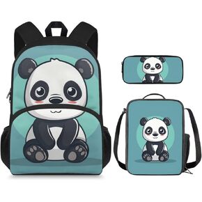 Cute Kitten Kids' Backpacks & Lunch Boxes Chalkboard Girls Bookbag with Lunch Box Girls Small Backpack for Camping Rectangle Lunch Boxes MultiPurpose Pencil Box for Kids