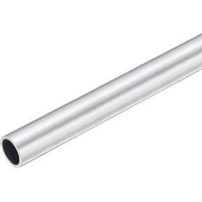 uxcell 6063 Aluminum Round Tube, 20mm OD 16mm Inner Dia 400mm Length Pipe Tubing for Industry DIY Projects