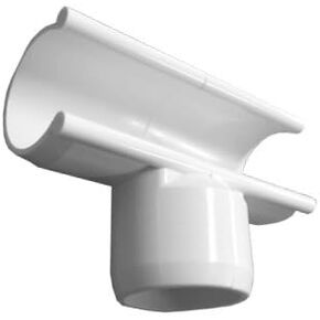 Side Saddle Tee - 1 inch PVC Side Snap On Tee - Furniture Grade PVC Fitting
