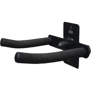 Gator Frameworks Recital Series Wall Hanger with Extra Long Post for Trombones; (GFW-TBONEHNGR-BLK)