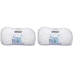 Bernat Baby Sport BB Baby Baby Yarn - 1 Pack of 9.8oz/280g - Acrylic - #3 Light - 893 Yards - Knitting/Crochet