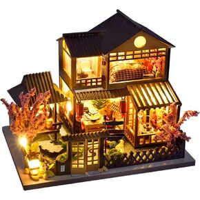 CUTEBEE DIY Miniature Dollhouse Kit, DIY Wooden Dollhouse Kit Miniature House Kit, Creative Room Idea（Magic House）