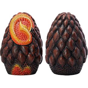 CZYY Dragon Egg Dice Jail - Set of 2 Resin Dice Cages, Dice Prison and Holder for Bad Dice - Unique Accessories, Gift for D&D, Tabletop RPG Game (Dragon Egg)