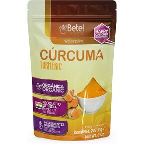 Betel Natural Curcuma Turmeric Powder - 100% Pure 8 Oz
