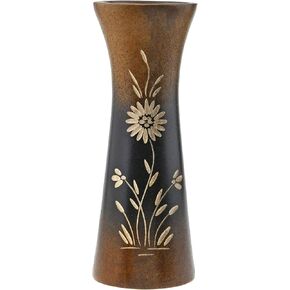Aeravida Natural Flower Mango Tree Wood Flower Table Floor Vase, 8 inch | Modern Farmhouse Home Décor | Living Room Home Decoration