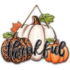 Fall Door Sign, Fall signs,Fall Pumpkin Door Hanger,Pumpkin Fall Door Wall Decor, Thanksgiving Fall Pumpkin Decor,Fall Door Decorations Hanging,Front Door Hanging Decor