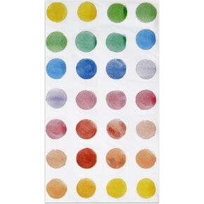 Gift Boutique 100 Paint Palette Guest Napkins Decorative Hand Towels 3 Ply Disposable Colored Nail Palettes Paper Napkins For Spa Bathroom Powder Room Rainbow Artist Towel Party Supplies Decoration