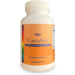 BioPure CurcuSyn – Curcumin Supplement Made of Turmeric, Ginger, Black Pepper, & Grape to Support Microbiome Balance, Gastrointestinal, Immune, Liver Function, & Overall Wellness – 100 Capsules