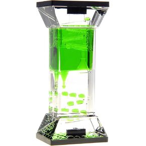 PowerTRC Liquid Motion Bubbler | Liquid Sensory Toy Timer | Calm and Relaxing Fidget Desk Toy | Helps with Anxiety, Austism, ADHD