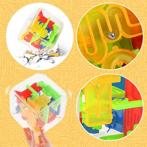 3 otters 3D Puzzle Ball Large, 138 Obstacles Maze Ball Interactive Maze Game Education Toy Sphere Game Ball Boy Gifts in Saudi Arabia