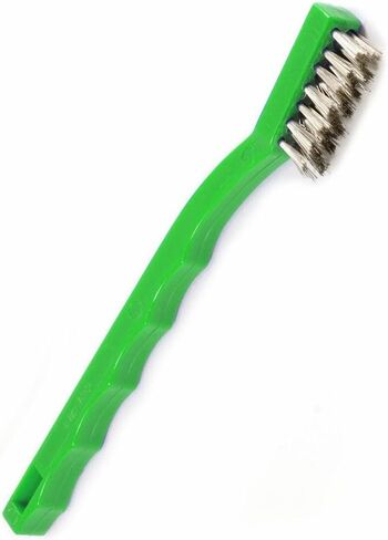 Forney 70488 Wire Brush, Stainless Steel with Plastic Handle, 7-1/4-Inch-by-.006-Inch , Blue in Saudi Arabia