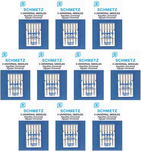 إبر آلة الخياطة المنزلية SCHMETZ Universal (130/705 H) - كبيرة الحجم - مقاس 90/14 in Kuwait