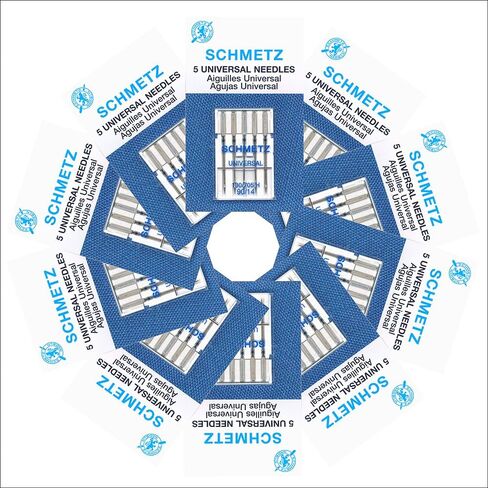 إبر آلة الخياطة المنزلية SCHMETZ Universal (130/705 H) - كبيرة الحجم - مقاس 90/14 in Kuwait